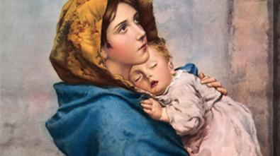 Madonnina, Madonna Della Strada, Madonna of the Streets by Roberto Ferruzzi - crop 600x600
